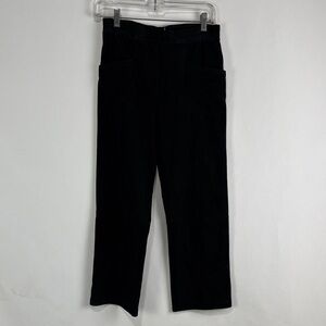 Elie Tahari Black Lamb Suede Pants